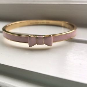 Kate Spade pink bow bangle